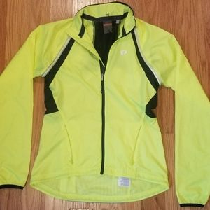 Pearl Izumi Women's Elite Barrier Jacket size medium in screaming yellow